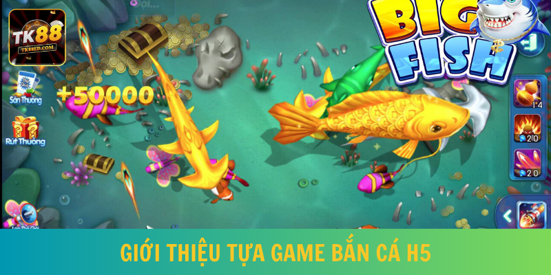 Bắn cá H5 được đông đảo thành viên tại TK88 yêu thích và tham gia