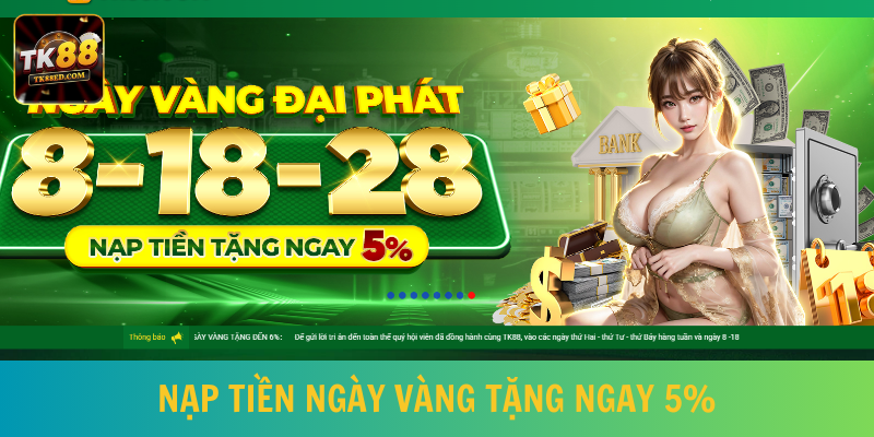 Người dùng gửi điểm vào ngày vàng nhận ngay 5% tổng giá trị