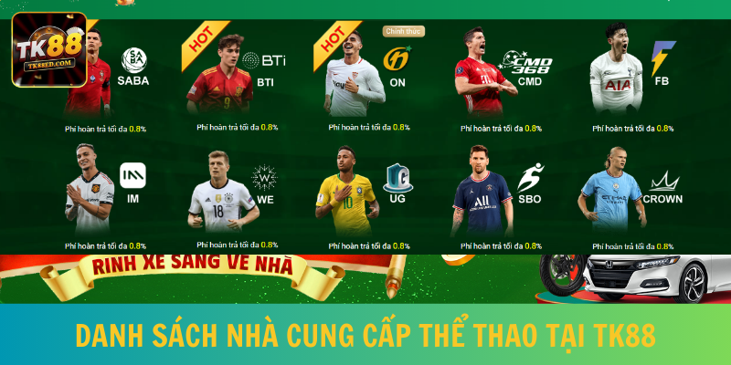 Thương hiệu hợp tác cùng 10 nhà cung cấp danh tiếng thế giới