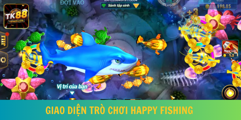Trò chơi Happy Fishing thu hút hàng triệu lượt chơi mỗi ngày
