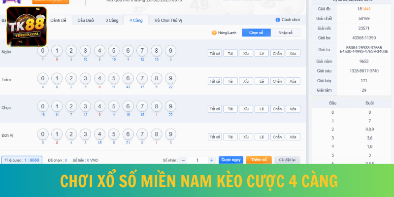 Tỷ lệ cược lên đến 1 : 8888 mang lại cơ hội đổi đời cho hội viên