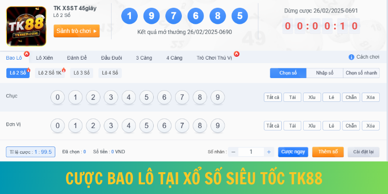 Bao lô được nhiều thành viên lựa chọn vì tỷ lệ thắng cao